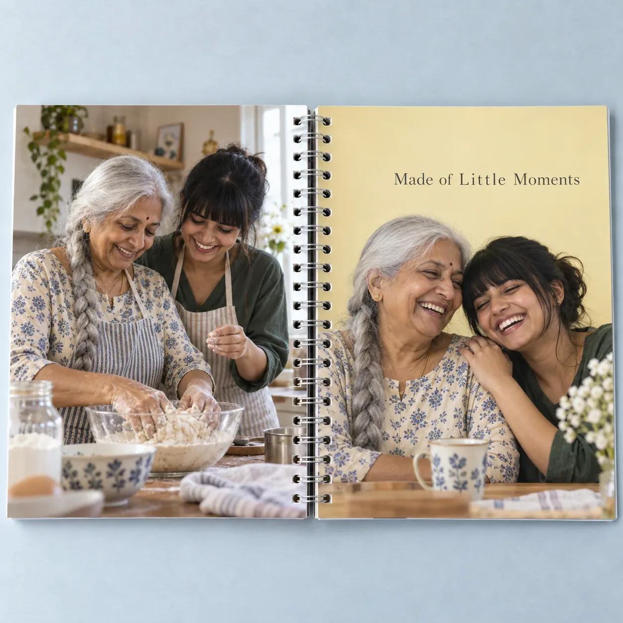 6 x 8 inch Portrait Spiral Photo Book