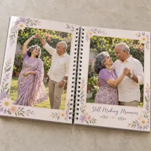 6 x 8 inch Portrait Spiral Photo Book