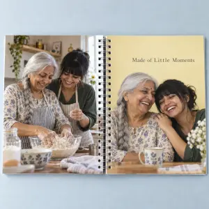 6 x 8 inch Portrait Spiral Photo Book