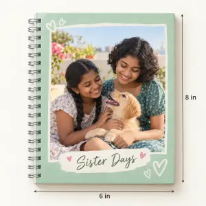 6 x 8 inch Portrait Spiral Photo Book