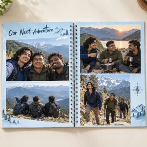 6 x 8 inch Portrait Spiral Photo Book